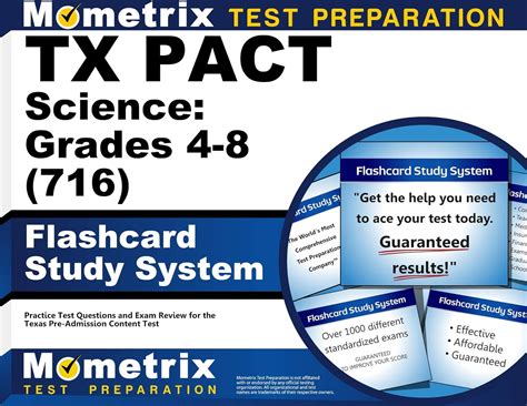 Buy Tx Pact Science - Grades 4-8 716 Flashcard Study System: Practice ...