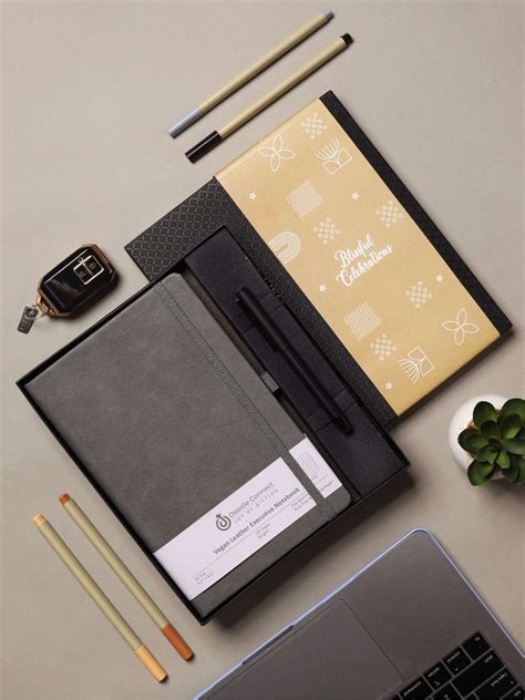 Executive Welcome Kit | Premium Vegan Leather Notebook (Notable 2 ...
