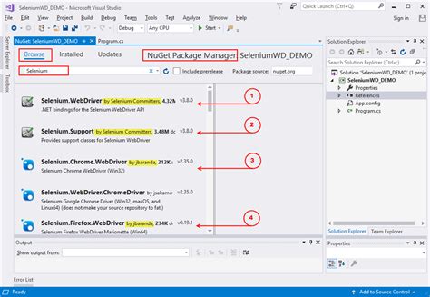 Image result for C# Selenium Examples
