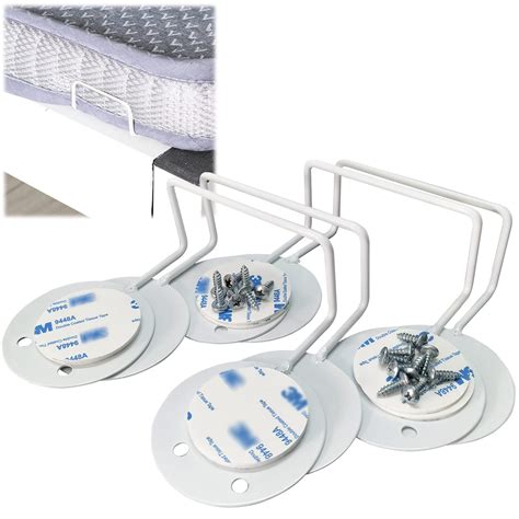 Buy Mattress Slide Stopper, 4PCS Mattress Retainer Bar, Non Slip ...