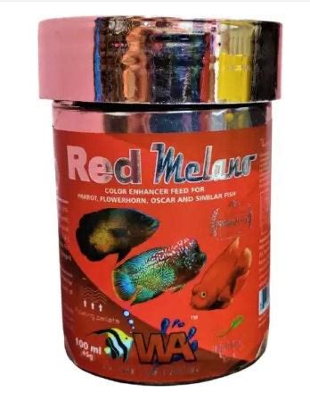 WA Product Red Melano Food for Flowerhorn 45 Grams – RAJ FISH AQUARIUM