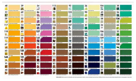 Kode Warna Cat Avian Images Nomor Siapa