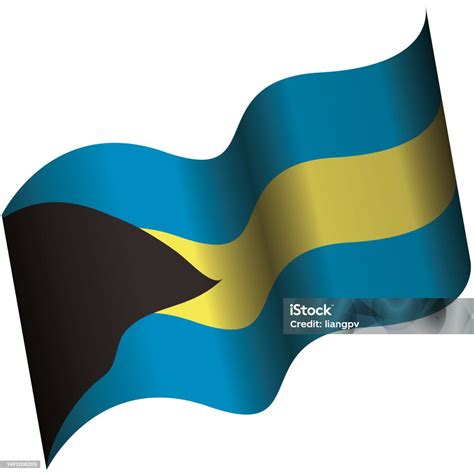 Flag Of The Bahamas Stock Illustration - Download Image Now - Bahamas ...