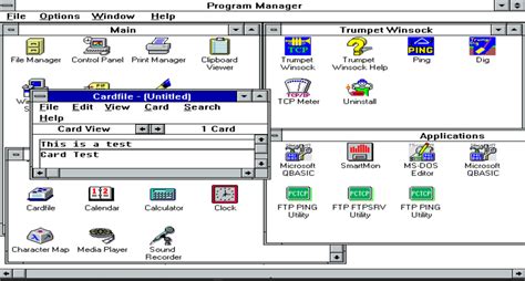 Image result for Windows 3.1 Program Manager