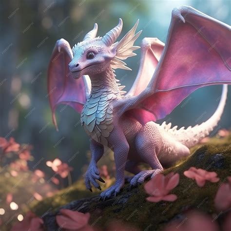 Premium AI Image | A fairy dragon pokemon realistic impressive ...