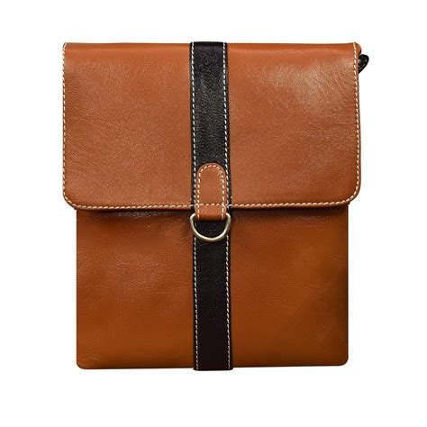 ABYS Genuine Leather Sling Bag|Neck Pouch Bag For Men And Women(Tan ...