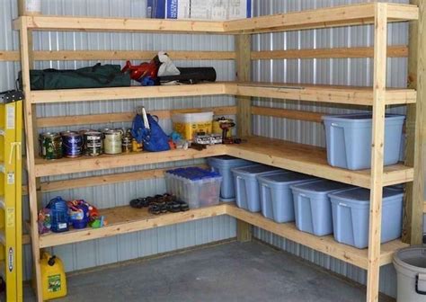 Diy Garage Storage Shelves