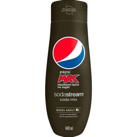 SodaStream Pepsi Max Smakkonsentrat 440 ml: Se best pris her - Kitchenradar