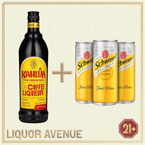 Jual KAHLUA The Original Coffee Liqueur 700ml + 3 Can Tonic Water ...