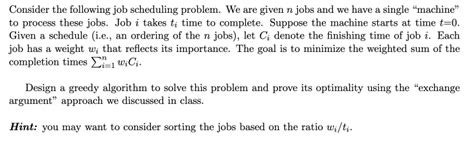 Image result for Optimal Job Scheduling Problem