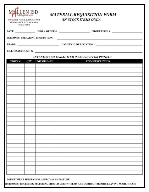 Image result for Requisition Form Sample