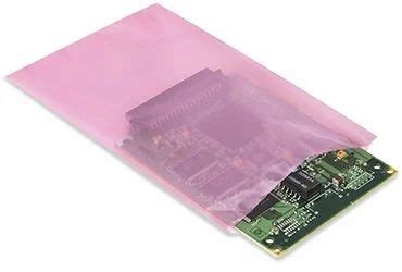 ESD Safe Packaging Materials - Anti Static Pink Zip Type Bags ...