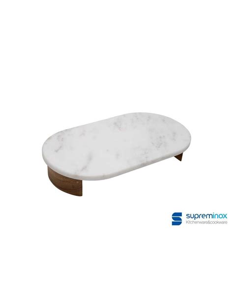 Ref: 7322 - Tabla Stand Rec.De Marmol Blanco 30X16'5X5Cm 8un