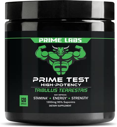 Amazon.com: Prime Labs Prime Test Testosterone Booster (60 ct) + Tribulus Terrestris (120 ct ...
