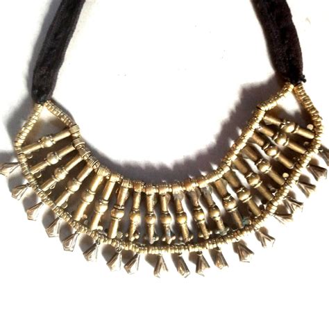 Aafghan Tribal Choker Necklace Hasuli Vintage | Afghan Jewellery-Neck ...