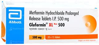 Gluformin Xl 500 MG Tablet: Uses, Side Effects, Price & Substitutes