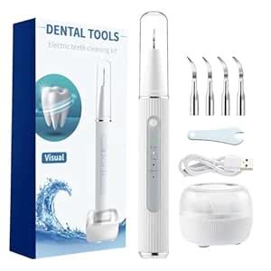 UniQMart® Ultrasonic Dental Scaler: Portable Electric Tooth Cleaner ...