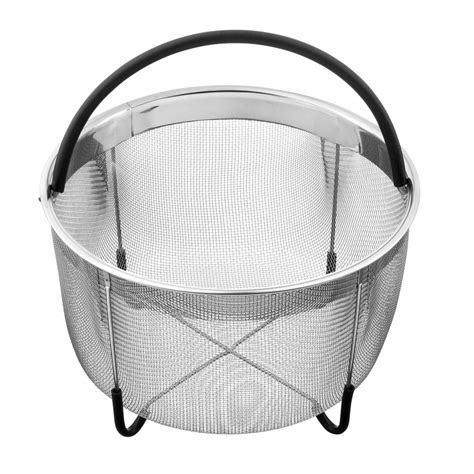Bellemain Stainless Steel Fine Mesh Steamer Steamer Basket for 6 Quart ...