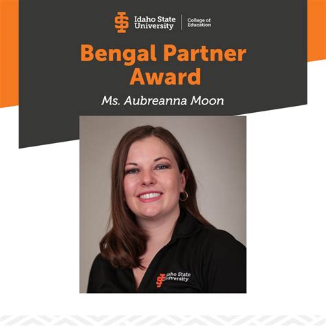 Congratulations to Aubreanna Moon, the Bengal Partner Award recipient ...