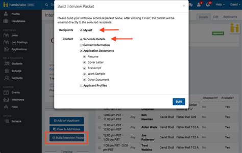 Image result for Interview Packet Sample