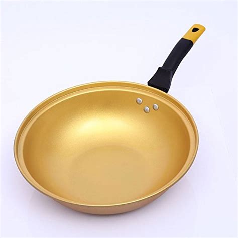 Buy Moradiya Fresh Non-Stick Cooking Frying Pan Gold Color Online at ...