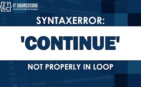 Image result for Continue Not Properly in Loop Python