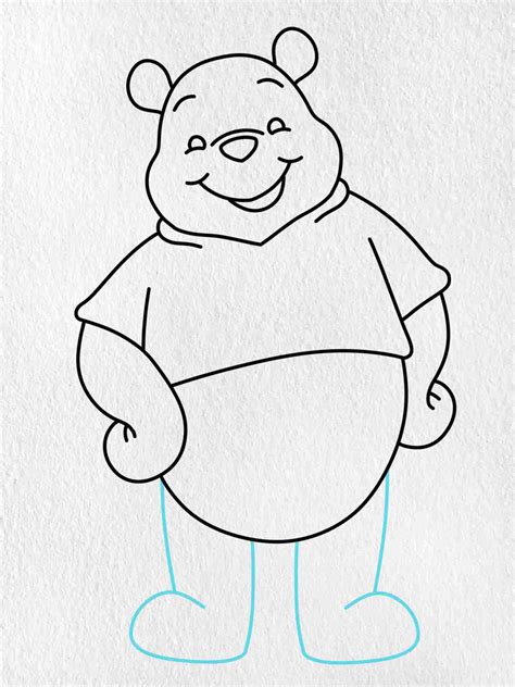 How to Draw Winnie the Pooh - HelloArtsy
