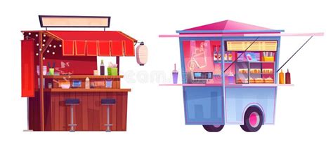 Cartoon Street Stall 的图像结果