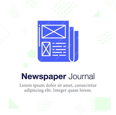 Premium Vector | Newspaper, journal vector illustration icon