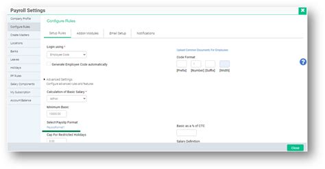 How to customize your pay slips. : Help Center