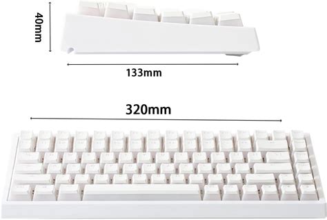 Buy YUNZII KC84 84 Keys Hot Swappable Wired Mechanical Keyboard with ...