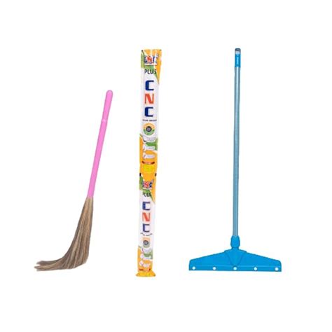 CNC Plus Grass Broom & Marshall Floor Wiper Combo for Home Multipurpose ...