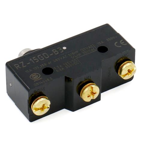 Buy Heschen Micro Switch, Z-15GD-B, Momentary Type, Short Push Plunger ...