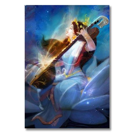 Saraswati Maa | Hindu Goddess Posters for Wall | A3 and A4 sizes | 400 ...