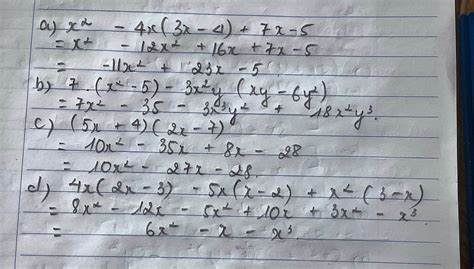 Tìm x, biết -7x(x+2)(x-3)+5x(-2x^2+x-4)+3x(x^2-5x-7)-(x^2-5x)