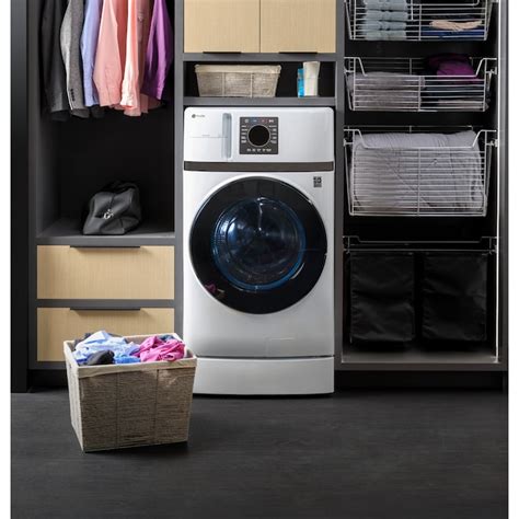 GE Profile with Pet Hair Removal 4.6-cu ft Capacity White Ventless All ...