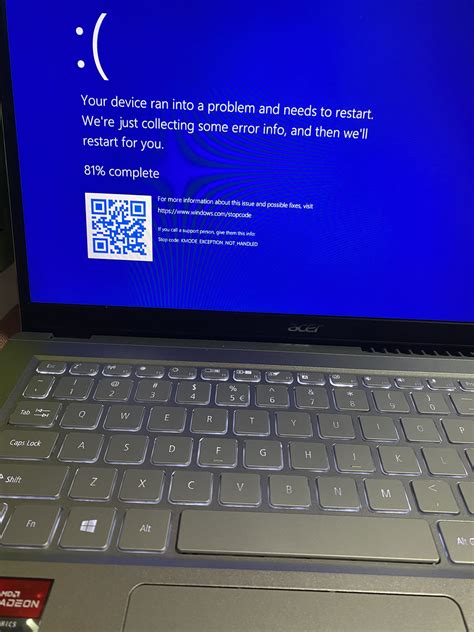 The Blue Screen of Death (BSoD) on Acer Swift 3 SF314-43 - Acer Community