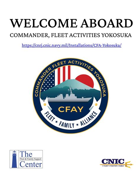 Commander - The CFAY Welcome Aboard is fully interactive with links ...