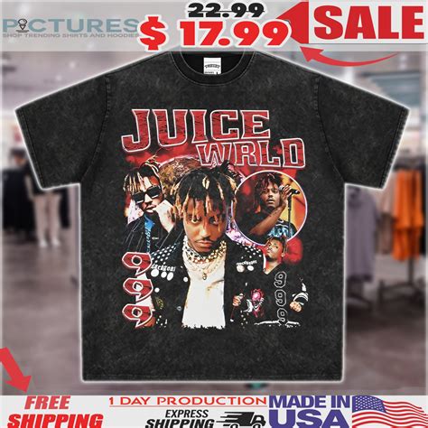 🚛Free Delivery: 📣SaleOff 20% Juice Wrld 999 Vintage Shirt • , Classic ...