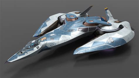 Sci Fi Fighter in Flight 3D model | 3D Molier International