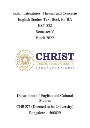 Genealogies of Indian Literature - Since India – art is supposed to ...