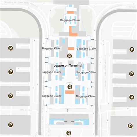 Denver Airport Printable Map