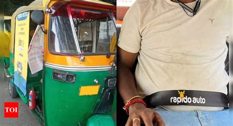 Over 1,000 auto rickshaws in Delhi to get passenger seat belts: Rapido ...