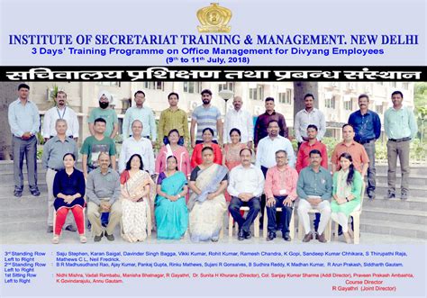 Course Photos- Course Photos(2018-19) Institute of Secretariat Training ...