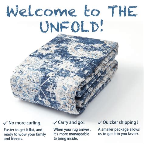 jinchan Area Rug 6x9 Persian Rug Dark Blue Vintage Floor Mat Indoor ...