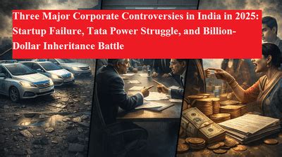 Three major corporate controversies in India in 2025: Startup failure ...
