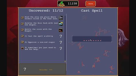 Vampire Survivors Cheats List (AKA Cast Spell) - Hold To Reset