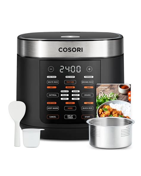 COSORI Rice Cooker 10 Cup Uncooked Rice Maker with 18 Cooking Functions ...
