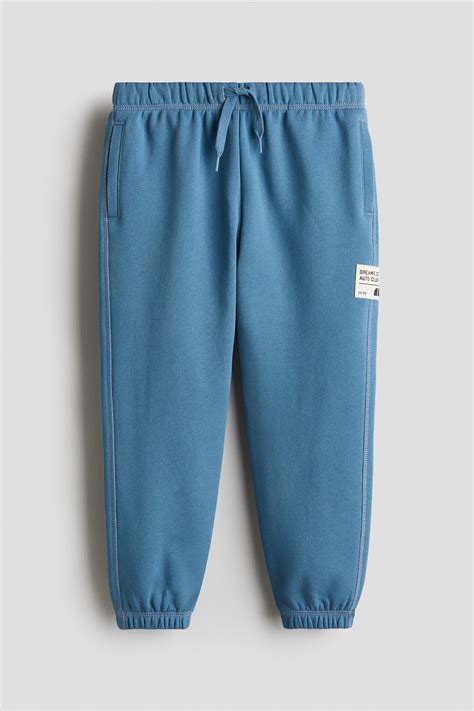 Cotton joggers - Blue - Kids | H&M IN