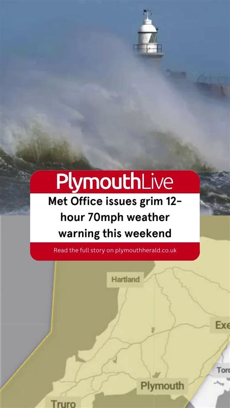 Met Office issues grim 12-hour 70mph weather warning this weekend ...